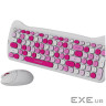 CANYON HSET-W6 EN Keyboard+Mouse Kitty Edition AAA+АА Wireless Pink (CNS-HSETW6PK)