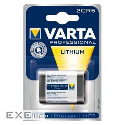 Батарейка Varta 2CR5 PHOTO LITHIUM (06203301401)