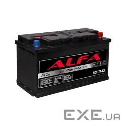 Акумулятор авто Мегатекс ALFA 6СТ-77-АЗ (прав) ТХП 740 (25365)