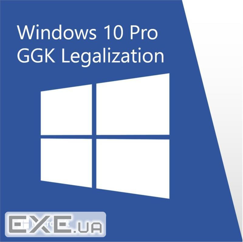 Примірник ПЗ Microsoft Windows 10 Pro укр, 64-біт GGK, ОЕМ на DVD носії (4YR-00233)