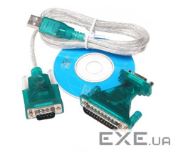 Перехідник USB --> COM+LPT DB9/DB25M 1.0m (B00126) USB --> COM+LPT DB9/DB25M 1.0m (B00126)