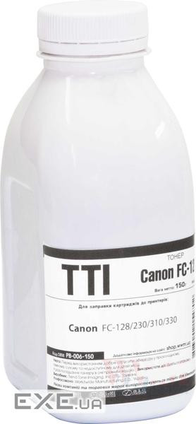 Тонер Canon FC-128/230/310/330, 150г Black TTI (PB-006-150)