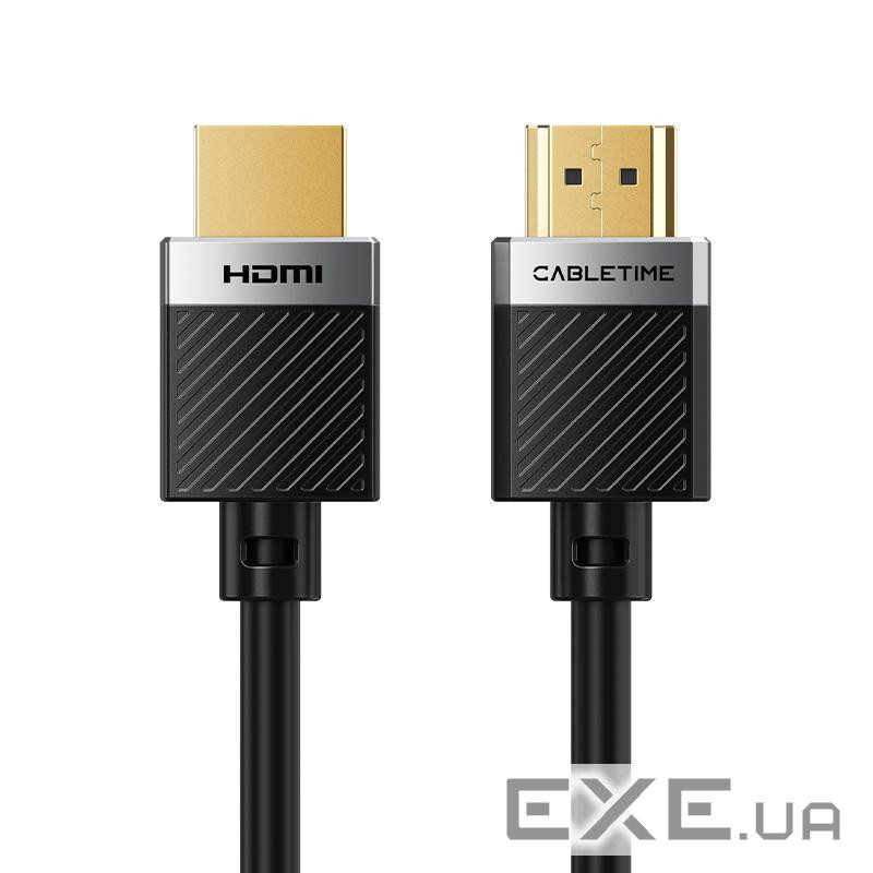 HDMI2.0 CABLE AM/AM, 4k/60hz, Gold plated, Black PVC Jacket (CA915811)