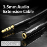 Кабель Vention Audio 3.5 mm M - 3.5 mm F, 1m, Black (BHBBF)