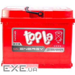 Акумулятор автомобільний Topla 60 Ah/12V Energy Euro (108 060)
