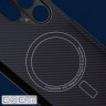 Чехол WAVE Premium Carbon Slim with Magnetic Ring Samsung Galaxy S25 Ultra black (61782 black)