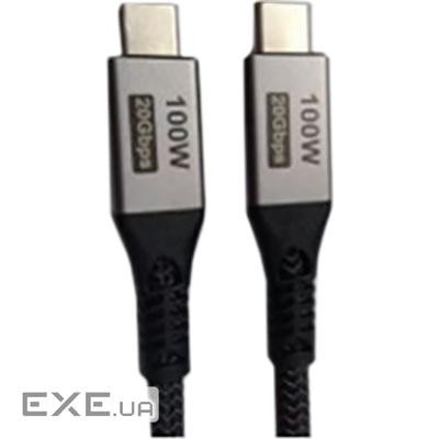 Дата кабель USB-C to USB-C 1.5m USB3.2 Gen2*2 20Gbps/100W(20V5A)/4K60Hz Cablexpert (CCBP-USB3-CMCM100-1.5M)