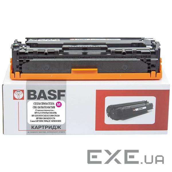 Картридж BASF HP CLJ CP1525n/CE323A/CB543A/CF213A/Canon 731 Magenta (BASF-KT-CE323A-U)