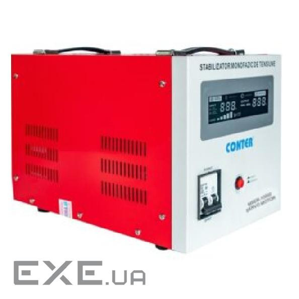 Стабілізатор напруги Conter MSER 15000 VA-V2 / 12000W однофазний, сервопривід, монтажу підлоги, LED