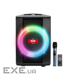 Колонка-караоке XO F53 Star Shepherd EU 8-дюймова колонка RGB Bluetooth Speaker 40W, BT5.0, (XO-F53)