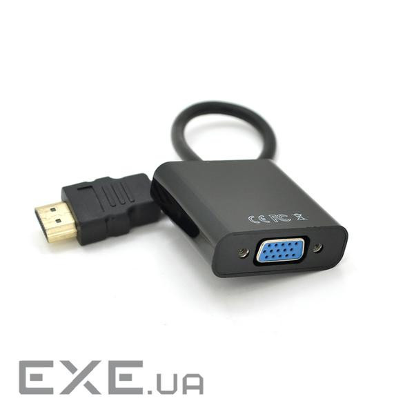 Адаптер VEGGIEG HDMI - VGA Black (YT-C-H-V1B)