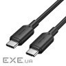 Кабель Vention USB Type-C - USB Type-C (M/M), 1 м , Black (TRCBF)