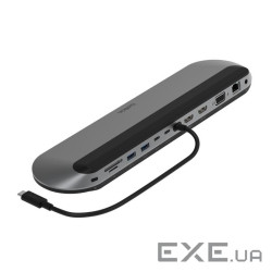Хаб Belkin USB-C 11в1 Multimedia Pro Dock (INC014BTSGY)