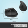 Вертикальна міша LOGITECH Lift Vertical Ergonomic Mouse Graphite (910-006473)