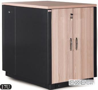 Шафа звукоізольована 17U, 750x1130, чорна, з 3-ма вентиляторами, з основою та н (LN-SP-17U7511-M-BL)