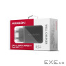 Зарядний пристрій AXAGON 1xUSB QC4.0 + 1xUSB-C PD45W PPS black (ACU-PQ45)