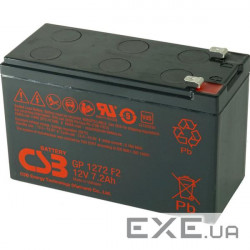 Акумуляторна батарея CSB GP1272F2 (12В, 7.2Агод ) (91010000)