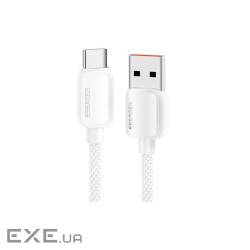 Дата кабель USB 2.0 AM to USB-C 1.0m 100W white Essager (EXC7A-WL02-P)