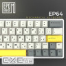 Клавіатура бездротова Epomaker EP64 60% Mulan Switch Hot-Swap (2.4G/BT/USB) RGB UA White (EP64-W-M