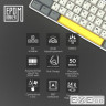 Клавіатура бездротова Epomaker EP64 60% Mulan Switch Hot-Swap (2.4G/BT/USB) RGB UA White (EP64-W-M