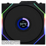 Повітряне охолодження для ПК LIAN LI UNI Fan TL WIRELESS LCD 120-1, Black (G99.12TLLCD1W1B.00)