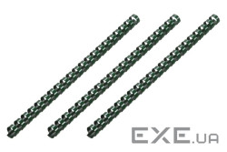 Пластикові пружини для біндера 2E, 25мм, темно-зелені, 50шт (2E-PL25-50DGR) (2E-PL25-50DGR)