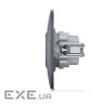 Розетка Videx BINERA 1ая с заземлением черн (VF-BNSK1G-BG)