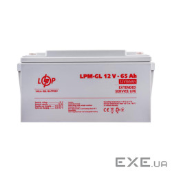 Аккумулятор гелевый LPM-GL 12V - 65 Ah (42052)