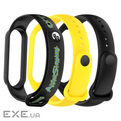 Ремінець до фітнес браслета Armorstandart комплект 3шт Xiaomi Mi Band 7/6/5 New Style Ins (ARM87044)