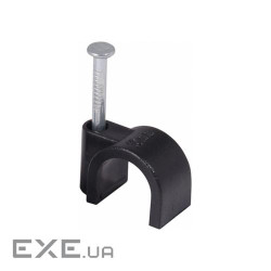 Скоба з гвоздями 10мм (200шт.) чорна (CK-10)