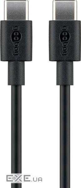 Кабель Goobay USB Type-C M/M 0.5m,(USB2.0) 480Mbps 3A AWG20+28 (75.06.6316-1)