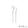 Кабель XO NB230 Rock Series USB-A to Micro - 1m (NB230_M_White)
