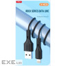 Кабель XO NB230 Rock Series USB-A to Micro - 1m (NB230_M_White)