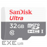 Карта пам'яті SANDISK microSDHC Ultra 32GB UHS-I Class 10 (SDSQUNS-032G-GN3MN)