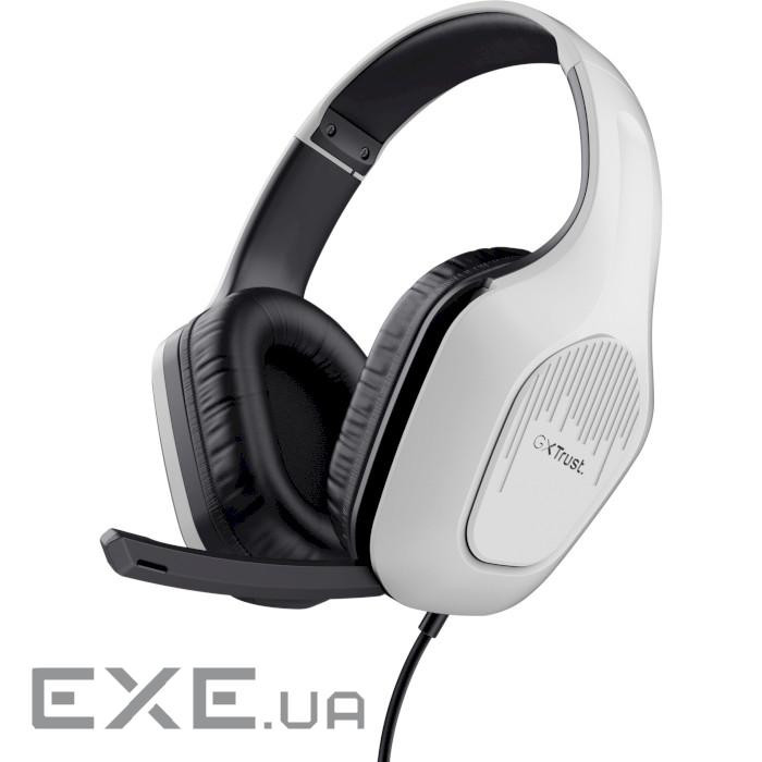Навушники геймерскі TRUST Gaming GXT 415W Zirox White (25147)