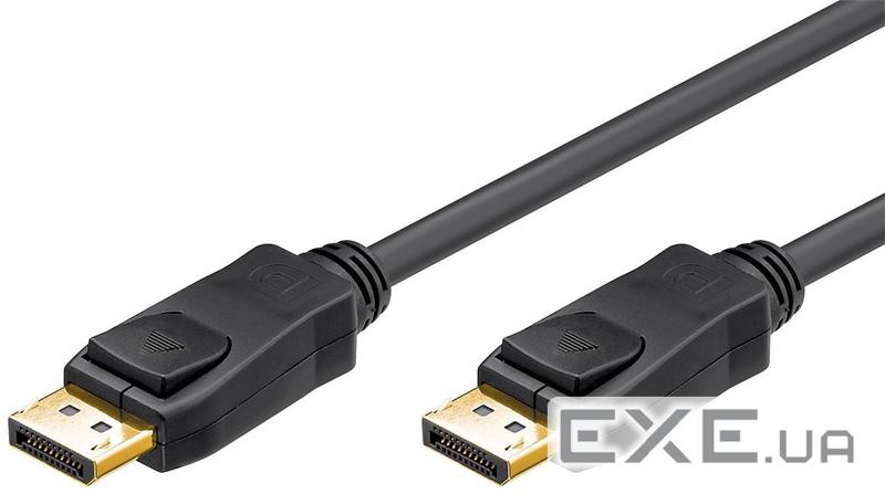 Кабель монітора-сигнальний Goobay DisplayPort M/M 1.0m,v1.2 4K@60Hz +LockMech 3D (75.06.8798-35)