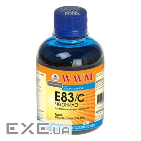 Чорнило WWM EPSON StPhoto R270/290 Cyan /NEW (E83/C)