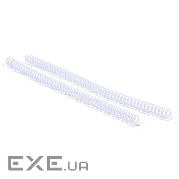 Спіраль пласт. Agent A4, 4:1, 38мм, білий, уп /25 (1713801)