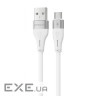Кабель Proove Soft Silicone Micro USB 2.4A (1m) white (CCSO20001302)