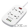 Мережевий фільтр живлення ColorWay 4 розетки/ 4USB White 1.8м (1QC3.0 + 3 AUTO ID) (CW-CHU44QW)