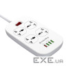 Мережевий фільтр живлення ColorWay 4 розетки/ 4USB White 1.8м (1QC3.0 + 3 AUTO ID) (CW-CHU44QW)