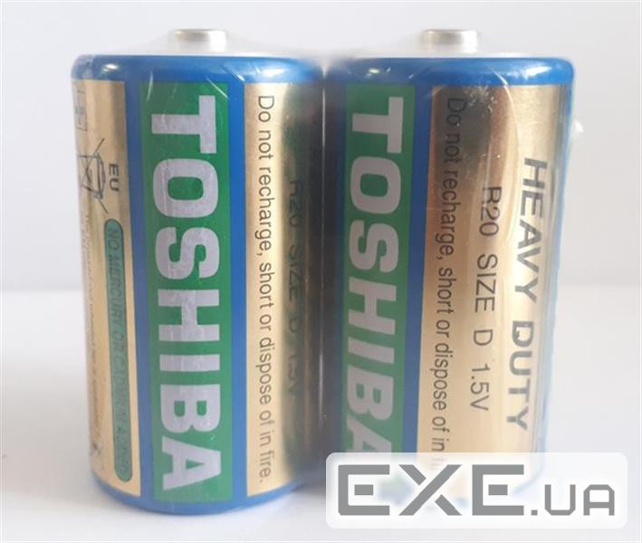 Батарейка TOSHIBA R20 коробка (00152596)