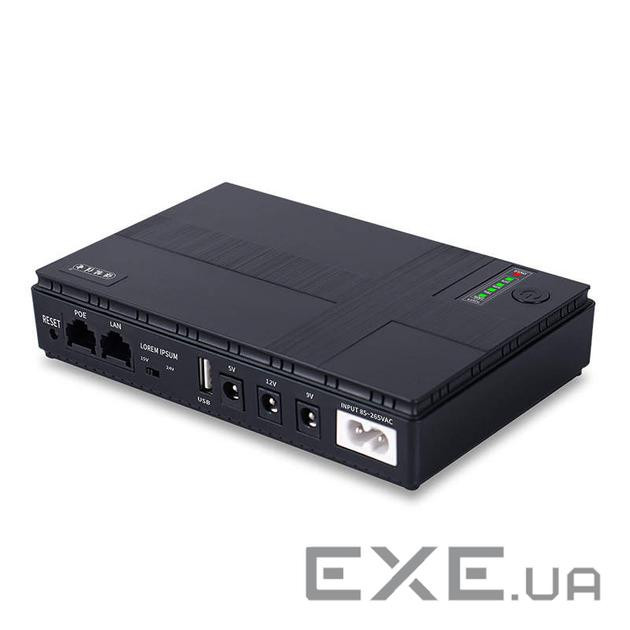 ИБП для роутеров/коммутаторов DC1018P DC UPS 10400 mAh Black (2020000426844)
