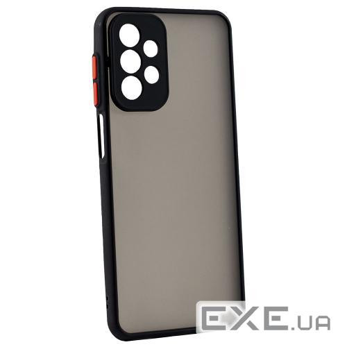 Накладка силіконова для смартфона Samsung A23 (A235), Gingle Matte Case (strong) Black Samsung A23 (A235), Gingle Matte