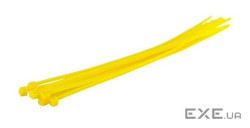Стяжки для кабелю, 150 мм х 2.5 мм, 100 шт, жовті , MasterTool (20-1720)