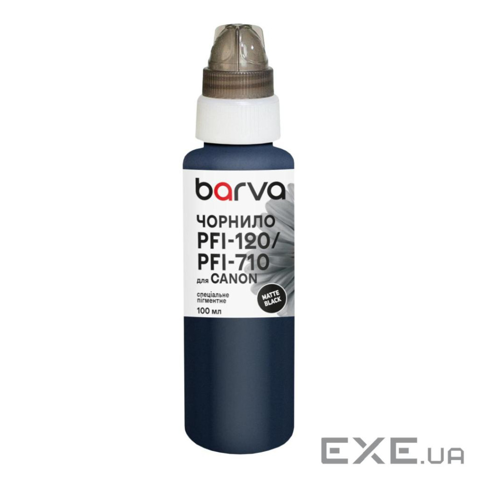 Чорнило Barva Canon PFI-120/PFI-710 100 мл, special, pigmented matte black (C120-893e)