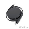 Дата кабель USB-C to USB-C 0.8m 60W dual retraction C13-03 Black Acefast (6974316280132)