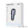 АЗУ Proove Double Energy 50W (Type-C + Type-C) metal gray (ACDE50022206)