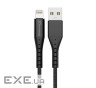Кабель Grand-X USB - Lightning (M/M), 1.2 м , Black (FL-12B)