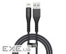 Кабель Grand-X USB - Lightning (M/M), 1.2 м , Black (FL-12B)